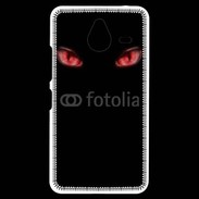Coque Personnalisée Nokia Lumia 640XL LTE Yeux rouges fond noir