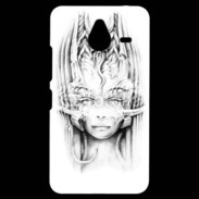 Coque Personnalisée Nokia Lumia 640XL LTE Guerrière en dessin 10