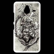 Coque Personnalisée Nokia Lumia 640XL LTE Visage de guerrier en dessin 50