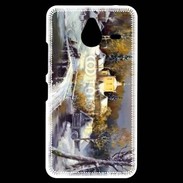 Coque Personnalisée Nokia Lumia 640XL LTE Peinture village rural