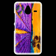 Coque Personnalisée Nokia Lumia 640XL LTE Peinture de champs de lavande 