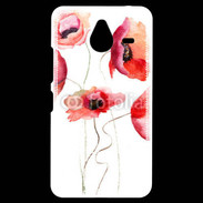 Coque Personnalisée Nokia Lumia 640XL LTE Peinture de Coquelicots