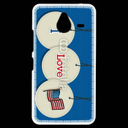 Coque Personnalisée Nokia Lumia 640XL LTE I love USA 5