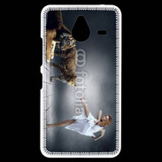 Coque Personnalisée Nokia Lumia 640XL LTE Danseuse avec tigre