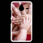 Coque Personnalisée Nokia Lumia 640XL LTE Famille main dans la main