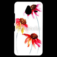 Coque Personnalisée Nokia Lumia 640XL LTE Belles fleurs en peinture