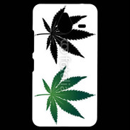 Coque Personnalisée Nokia Lumia 640XL LTE Double feuilles de cannabis