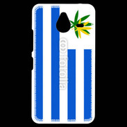 Coque Personnalisée Nokia Lumia 640XL LTE Drapeau Uruguay cannabis 2