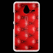 Coque Personnalisée Nokia Lumia 640XL LTE Capitonnage cuir rouge