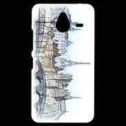 Coque Personnalisée Nokia Lumia 640XL LTE Vintage Paris en dessin 2