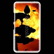 Coque Personnalisée Nokia Lumia 640XL LTE Pompier Soldat du feu 3