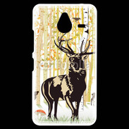 Coque Personnalisée Nokia Lumia 640XL LTE Illustration de cerf 5