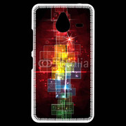 Coque Personnalisée Nokia Lumia 640XL LTE Fond abstrait coloré
