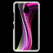 Coque Personnalisée Nokia Lumia 640XL LTE Abstract multicolor sur fond noir