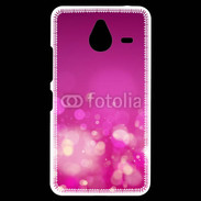 Coque Personnalisée Nokia Lumia 640XL LTE fond rose or