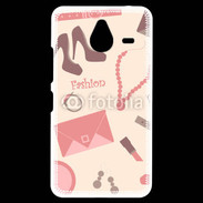 Coque Personnalisée Nokia Lumia 640XL LTE Fond fashion rose 4