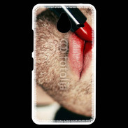 Coque Personnalisée Nokia Lumia 640XL LTE bouche homme rouge