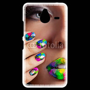 Coque Personnalisée Nokia Lumia 640XL LTE Bouche et ongles multicouleurs 5