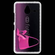 Coque Personnalisée Nokia Lumia 640XL LTE Escarpins et sac à main rose