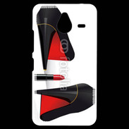 Coque Personnalisée Nokia Lumia 640XL LTE Escarpins et tube de rouge à lèvres