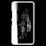 Coque Personnalisée Nokia Lumia 640XL LTE pickup en noir et blanc 10