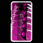 Coque Personnalisée Nokia Lumia 640XL LTE Verre de vin sur fond rose