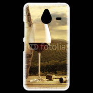 Coque Personnalisée Nokia Lumia 640XL LTE Verre de vin rouge et vignes