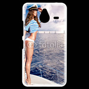 Coque Personnalisée Nokia Lumia 640XL LTE Commandant de yacht