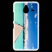 Coque Personnalisée Nokia Lumia 640XL LTE Ponton sur mer des tropiques
