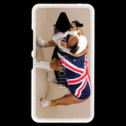 Coque Personnalisée Nokia Lumia 640XL LTE Bulldog anglais en tenue