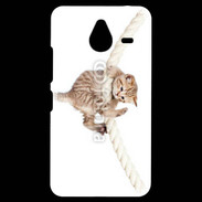 Coque Personnalisée Nokia Lumia 640XL LTE Chaton sur une corde