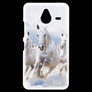 Coque Personnalisée Nokia Lumia 640XL LTE Chevaux blancs