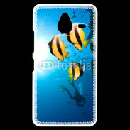 Coque Personnalisée Nokia Lumia 640XL LTE Poisson jaune et noir
