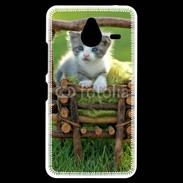 Coque Personnalisée Nokia Lumia 640XL LTE Panier de chatton
