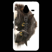 Coque Personnalisée Nokia Lumia 640XL LTE Chat noir et blanc