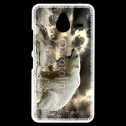 Coque Personnalisée Nokia Lumia 640XL LTE Ours blanc en colère