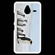 Coque Personnalisée Nokia Lumia 640XL LTE Famille de Pingouin Empereur