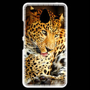 Coque Personnalisée Nokia Lumia 640XL LTE Portrait de léopard