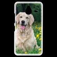Coque Personnalisée Nokia Lumia 640XL LTE Portrait de Chien Golden 5