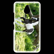 Coque Personnalisée Nokia Lumia 640XL LTE Poulain noir et blanc