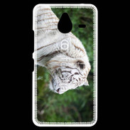 Coque Personnalisée Nokia Lumia 640XL LTE Magnifique tigre blanc