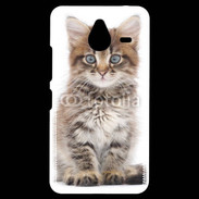 Coque Personnalisée Nokia Lumia 640XL LTE Portrait d'un chaton 75