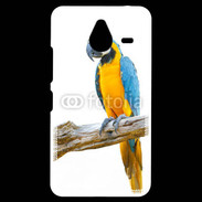 Coque Personnalisée Nokia Lumia 640XL LTE Perroquet Macaw Bleu et jaune