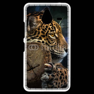Coque Personnalisée Nokia Lumia 640XL LTE Portrait d'un jaguar
