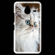 Coque Personnalisée Nokia Lumia 640XL LTE Magnifique chat persan aux yeux bleus