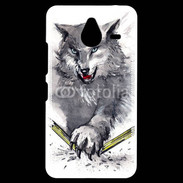 Coque Personnalisée Nokia Lumia 640XL LTE Loup en dessin 100