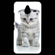Coque Personnalisée Nokia Lumia 640XL LTE Chaton gris en balade