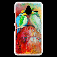 Coque Personnalisée Nokia Lumia 640XL LTE Oiseaux en peinture