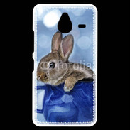 Coque Personnalisée Nokia Lumia 640XL LTE Lapin dans un mug bleu