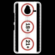 Coque Personnalisée Nokia Lumia 640XL LTE Interdit au moins de ...